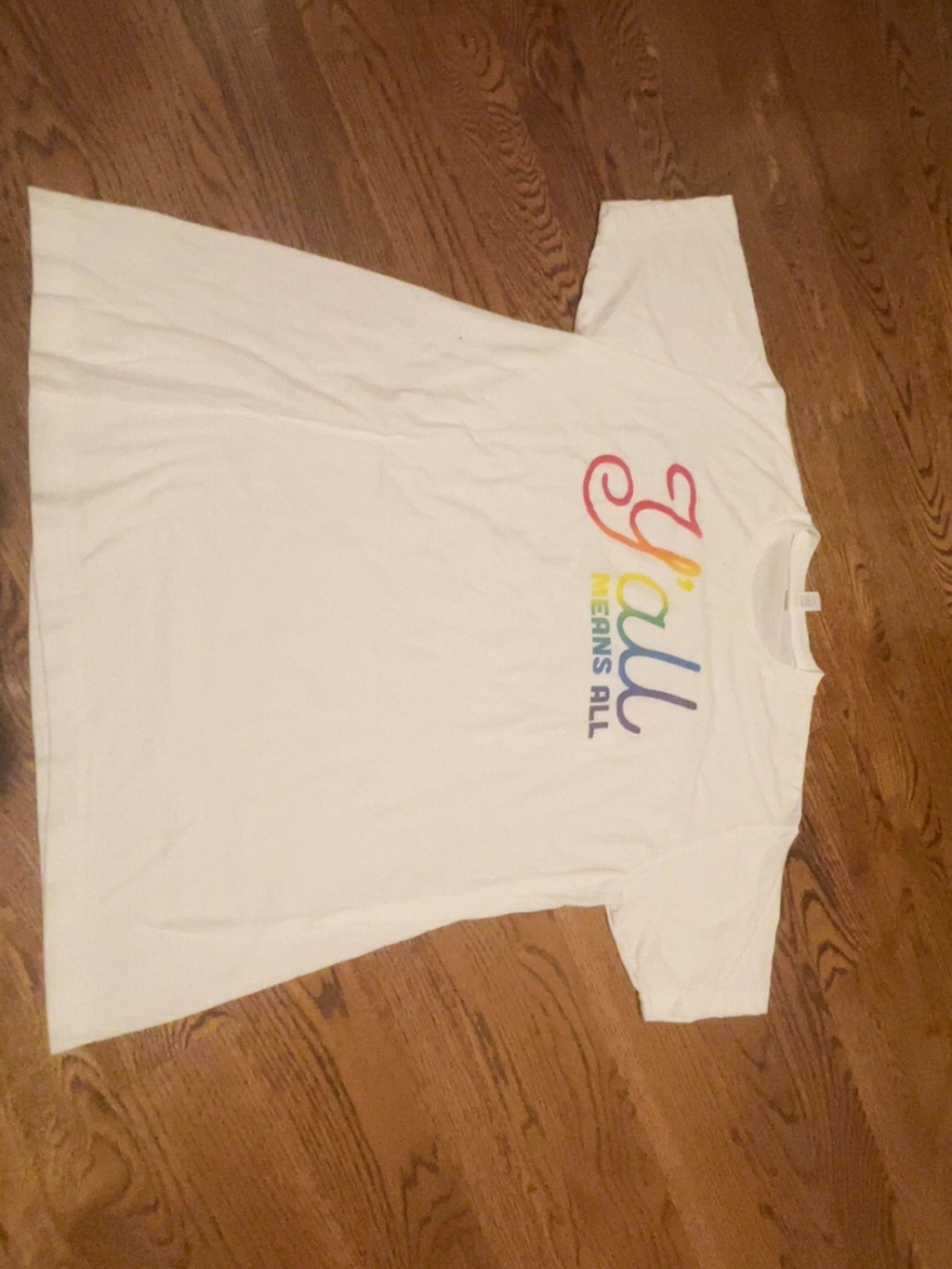 White Pride "Y'all Means All" Graphic Tee